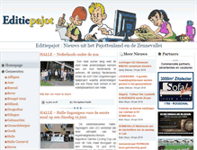 Tablet Screenshot of editiepajot.com
